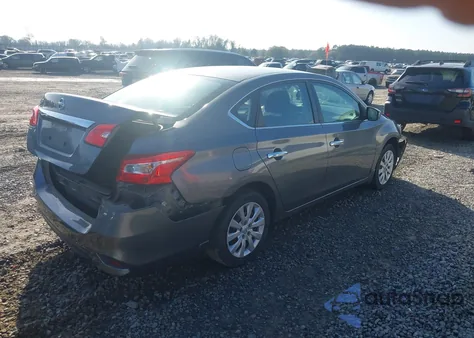 2019 Nissan Sentra S z USA, uszkodzony, nr VIN 3N1AB7AP6KY336671